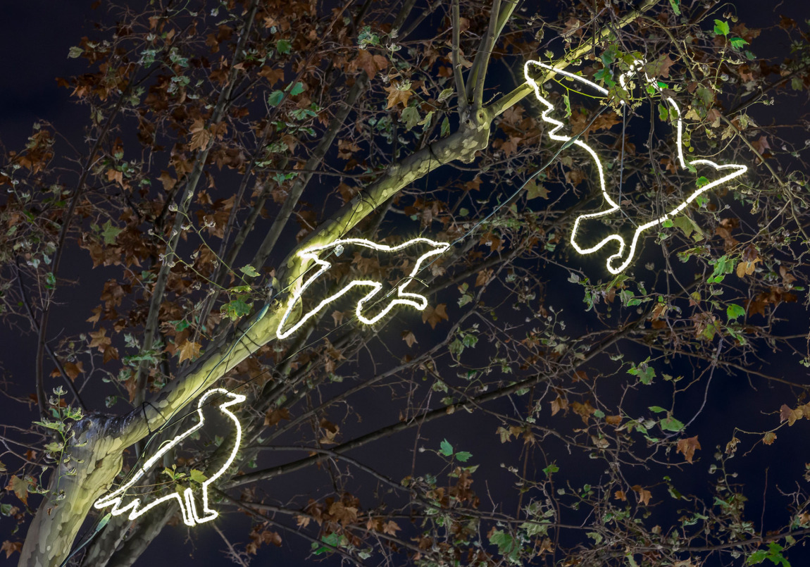 Señaletica y dirección de arte luces de navidad ramblas clase bcn – Clase bcn