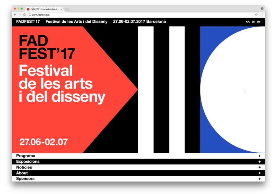 web design fadfest clase bcn – Clase bcn
