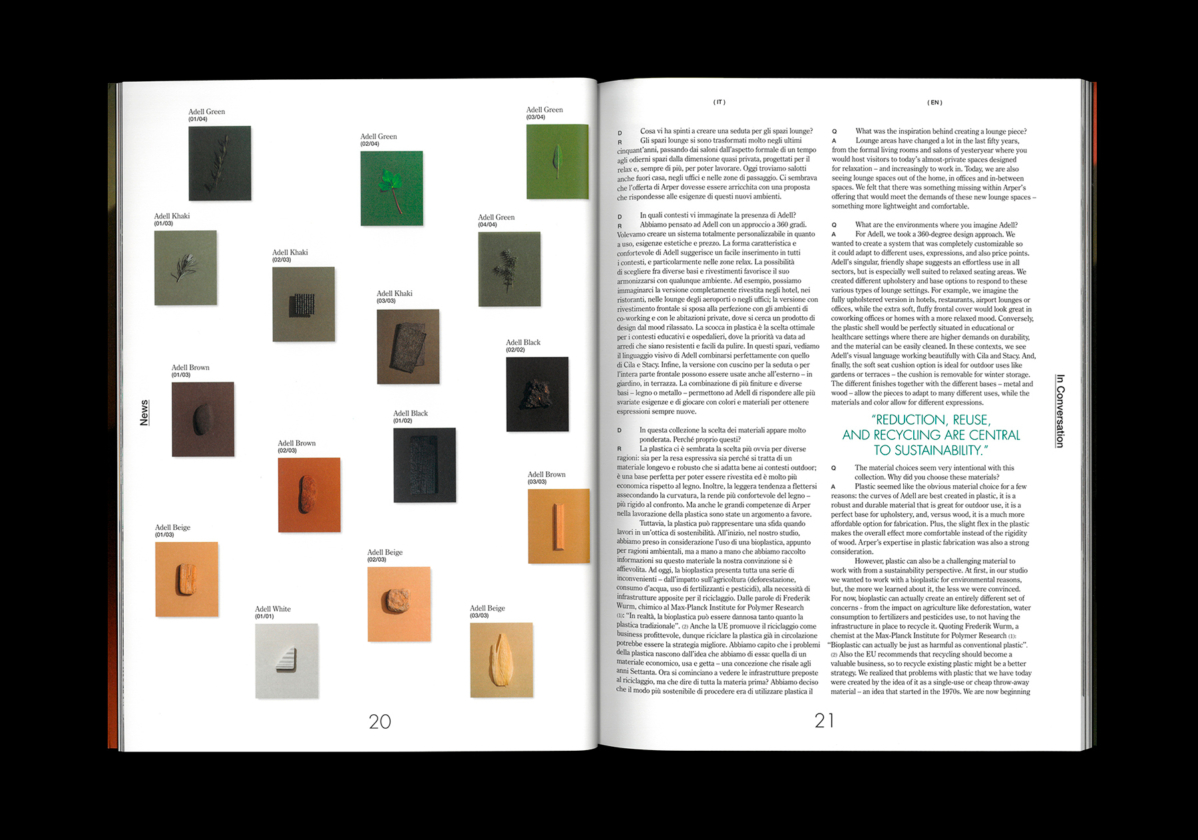 graphic design art direction arper 2020 clase bcn – Clase bcn