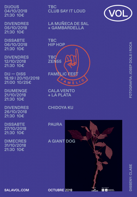 identitat sala vol disseny grafic barcelona clase – Clase bcn