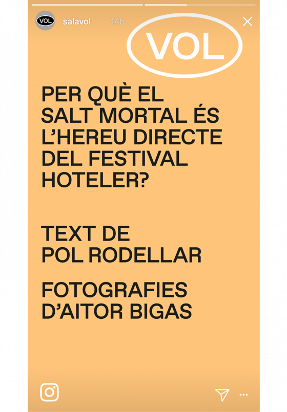 identitat sala vol disseny grafic barcelona clase – Clase bcn