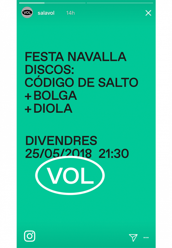 identitat sala vol disseny grafic barcelona clase – Clase bcn