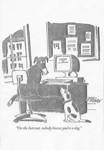 On the Internet, nobody knows you’re a dog