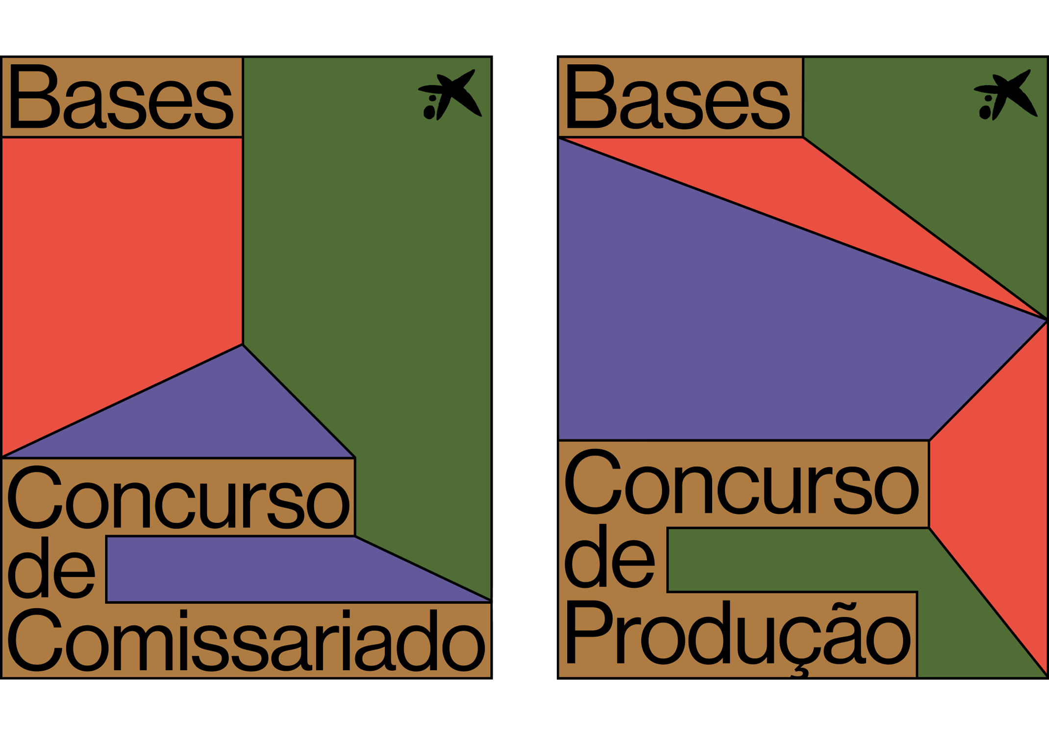 graphic design la caixa foundation support to creation clase bcn – Clase bcn
