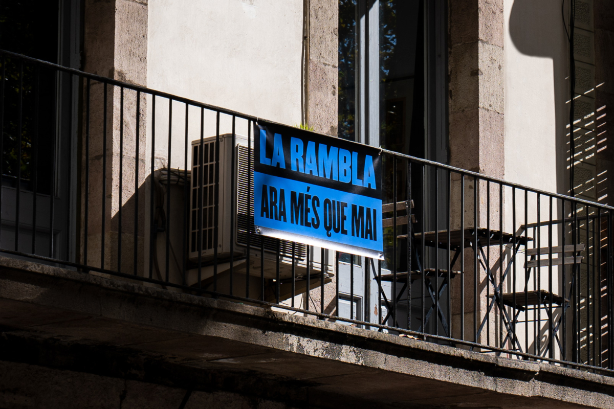 campaign graphic design communication accio reforma rambla clase bcn – Clase bcn