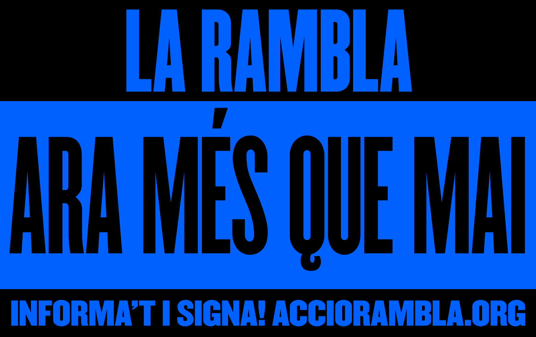 Acció Rambla – Clase bcn