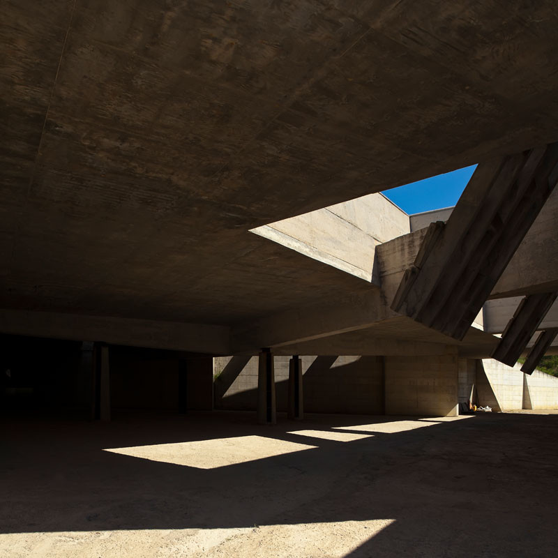 Chapel (not finished) Igualada Cemetery, Igualada, Barcelona. Spain. – Clase bcn