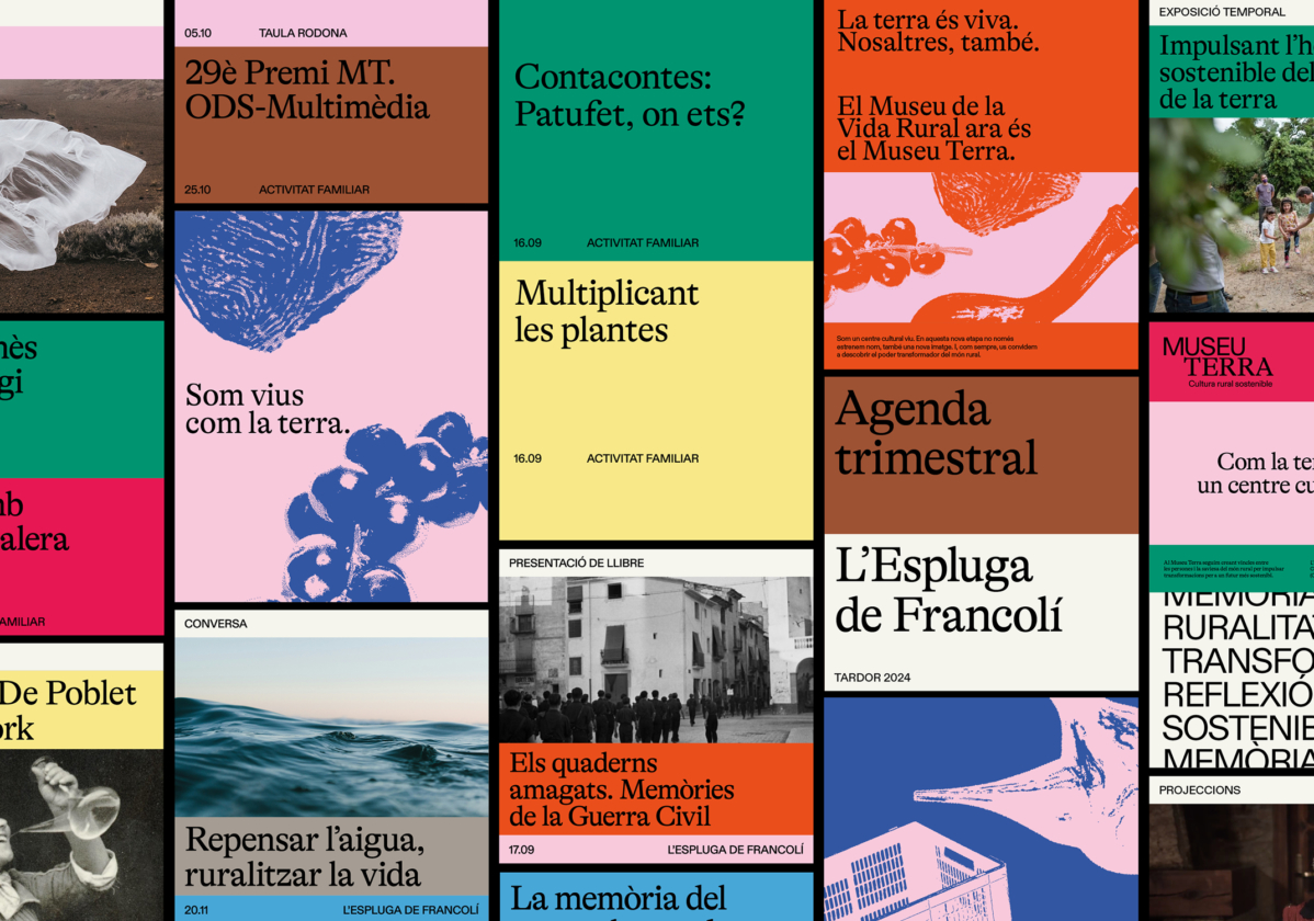 Clasebcn MuseuTerra branding communication – Clase bcn