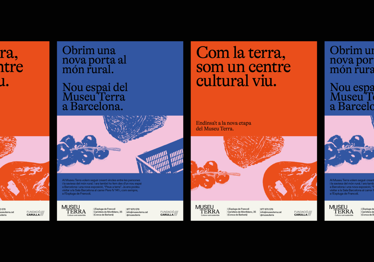 Clasebcn MuseuTerra branding communication – Clase bcn