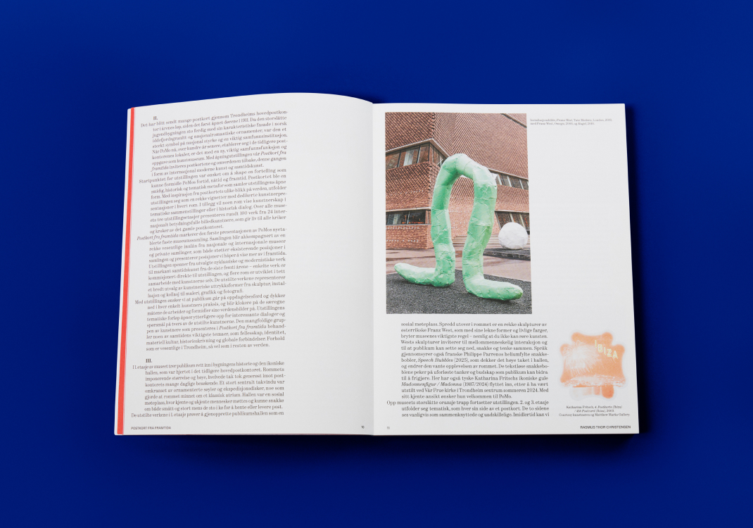 Catalogue conceptualised, edited, and designed by Clase Bcn for PoMo, A Museum of Modern and Contemporary Art in Trondheim – Clase bcn